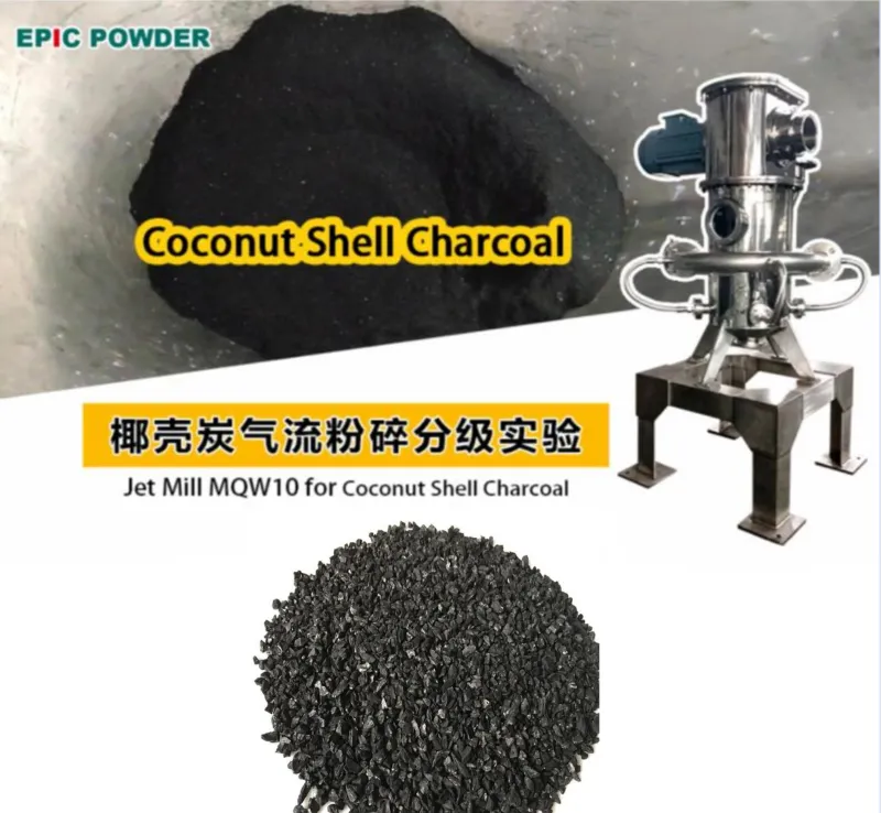coconut shell charcoal grinding machine