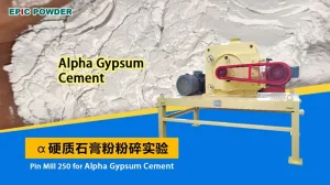 α-Hemihydrate Gypsum Grinding Mahcine