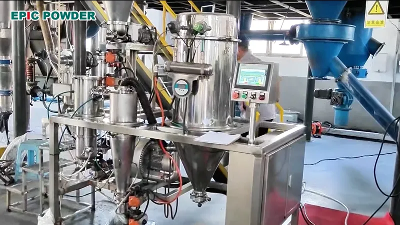 poröse Kohlenstoff-Strahlmühle