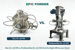 مطحنة النفاثات ذات الطبقة المميعة مقابل مطحنة النفاثات القرصية