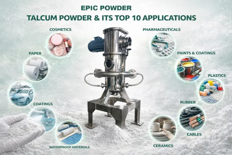 タルク粉の超微粉砕と応用