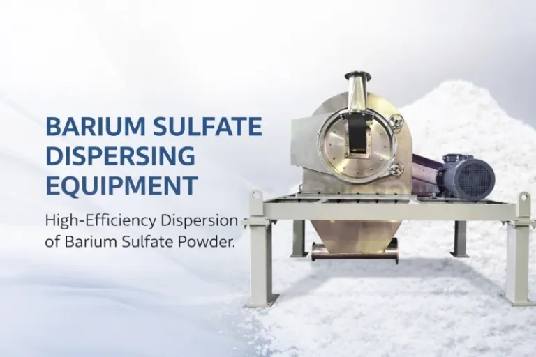 Bariumsulfat-Pulver dispergieren